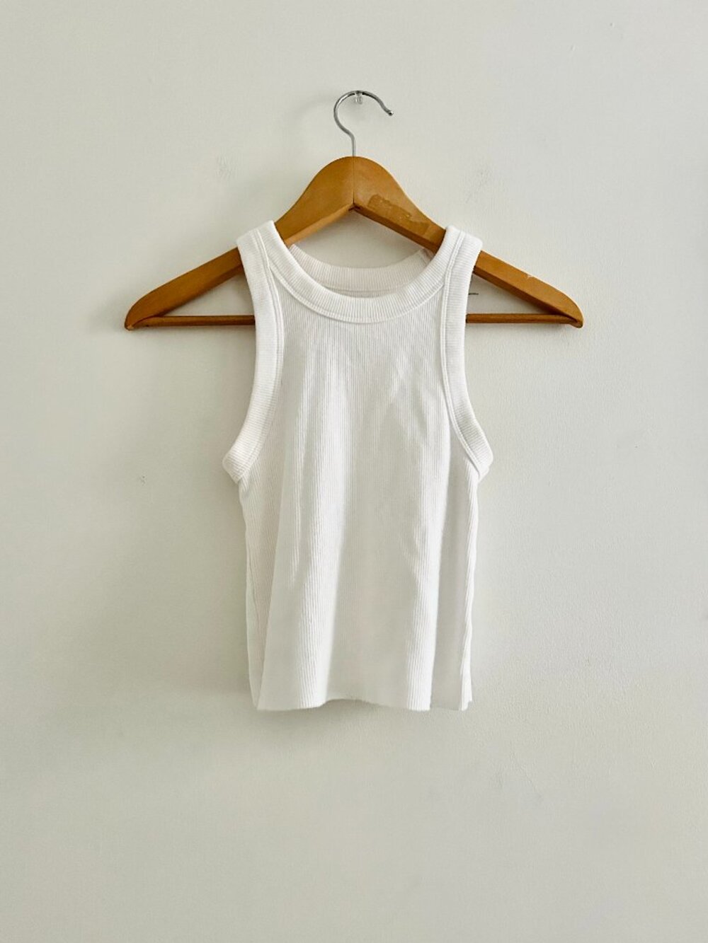 🌟Free With Purchase🌟 Aerie Free Spirit Ribbed Tank Top in White, Size XS